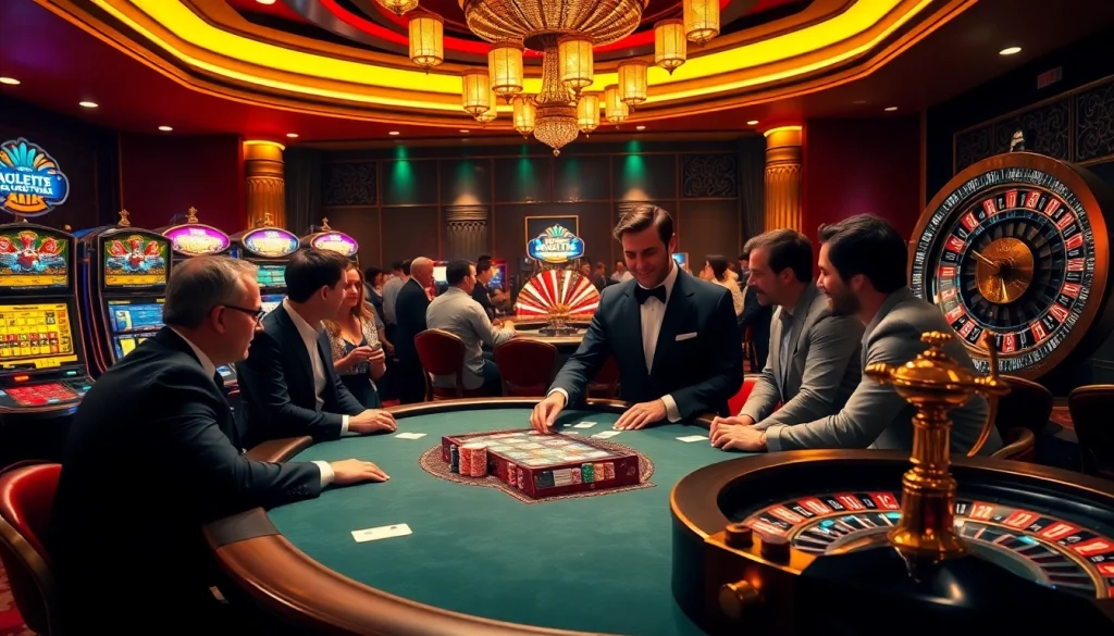 Experience thrilling wagers at https://rr88.navy/ featuring a vibrant poker table and glamorous casino ambiance.
