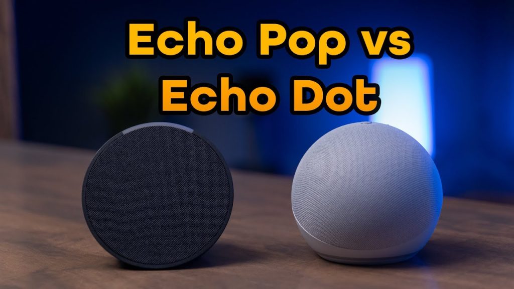 difference between echo dot and echo pop