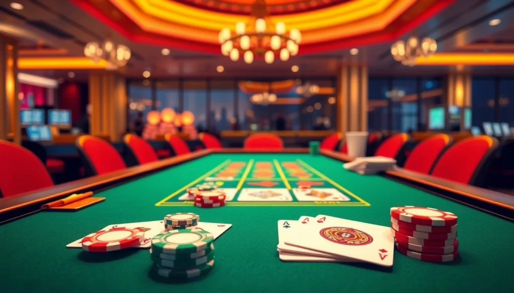 เล่นบาคาร่าออนไลน์ในคาสิโนสุดหรูที่มีบรรยากาศสดใส