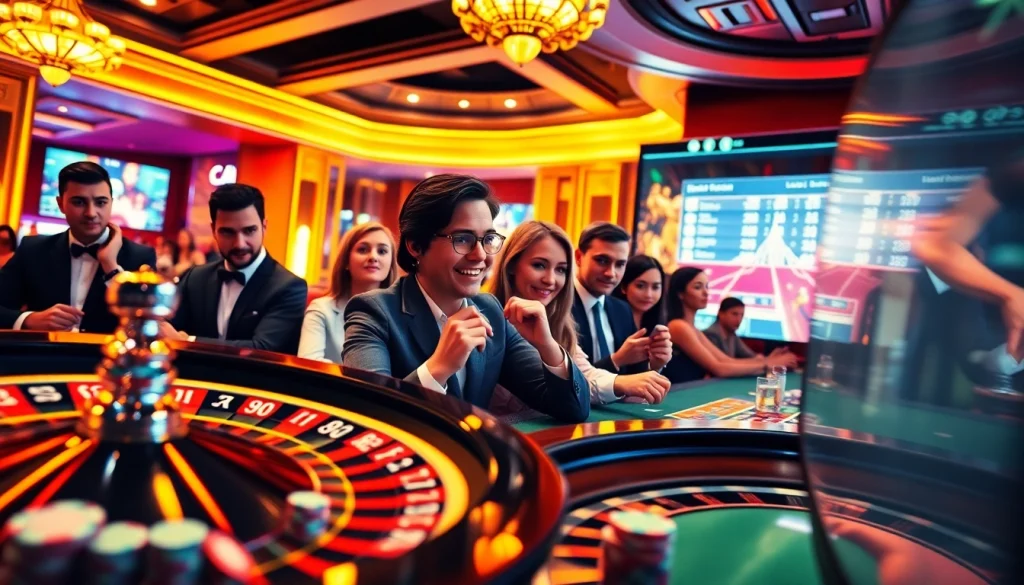 SBOBET link alternatif displayed on a virtual betting platform with vibrant casino elements.