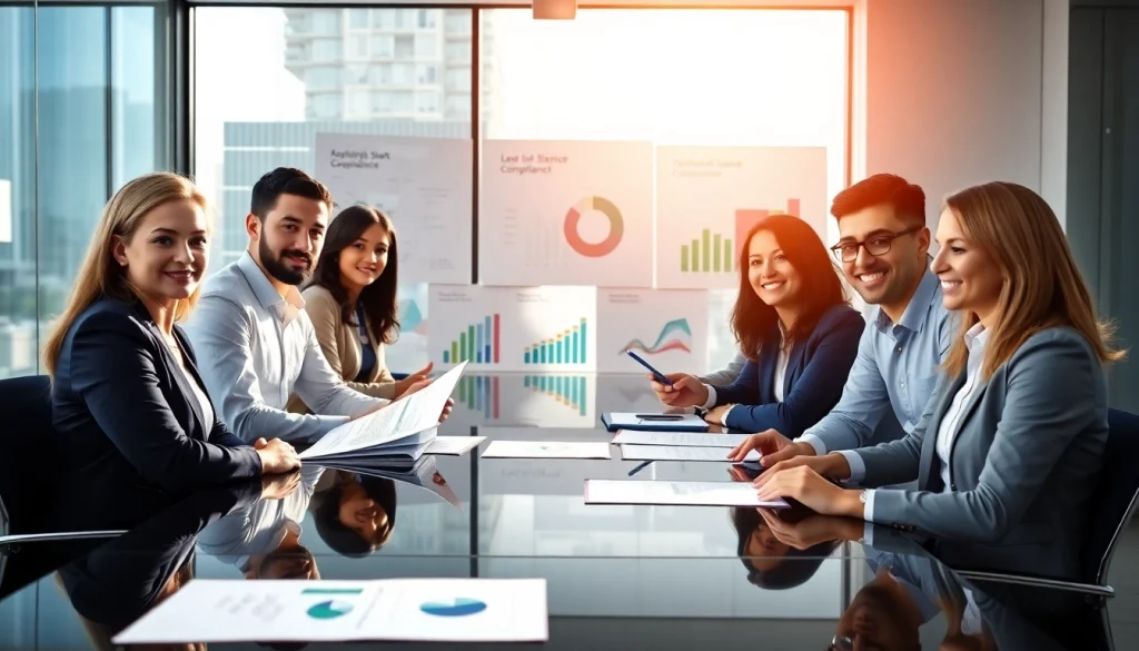 Engaging discussion on Federal and State contracts pre-post award compliance in a dynamic, professional setting.