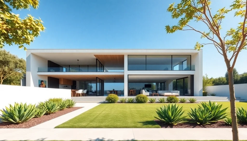 Architectural rendering of a Contemporary Home Expansion with modern design elements.