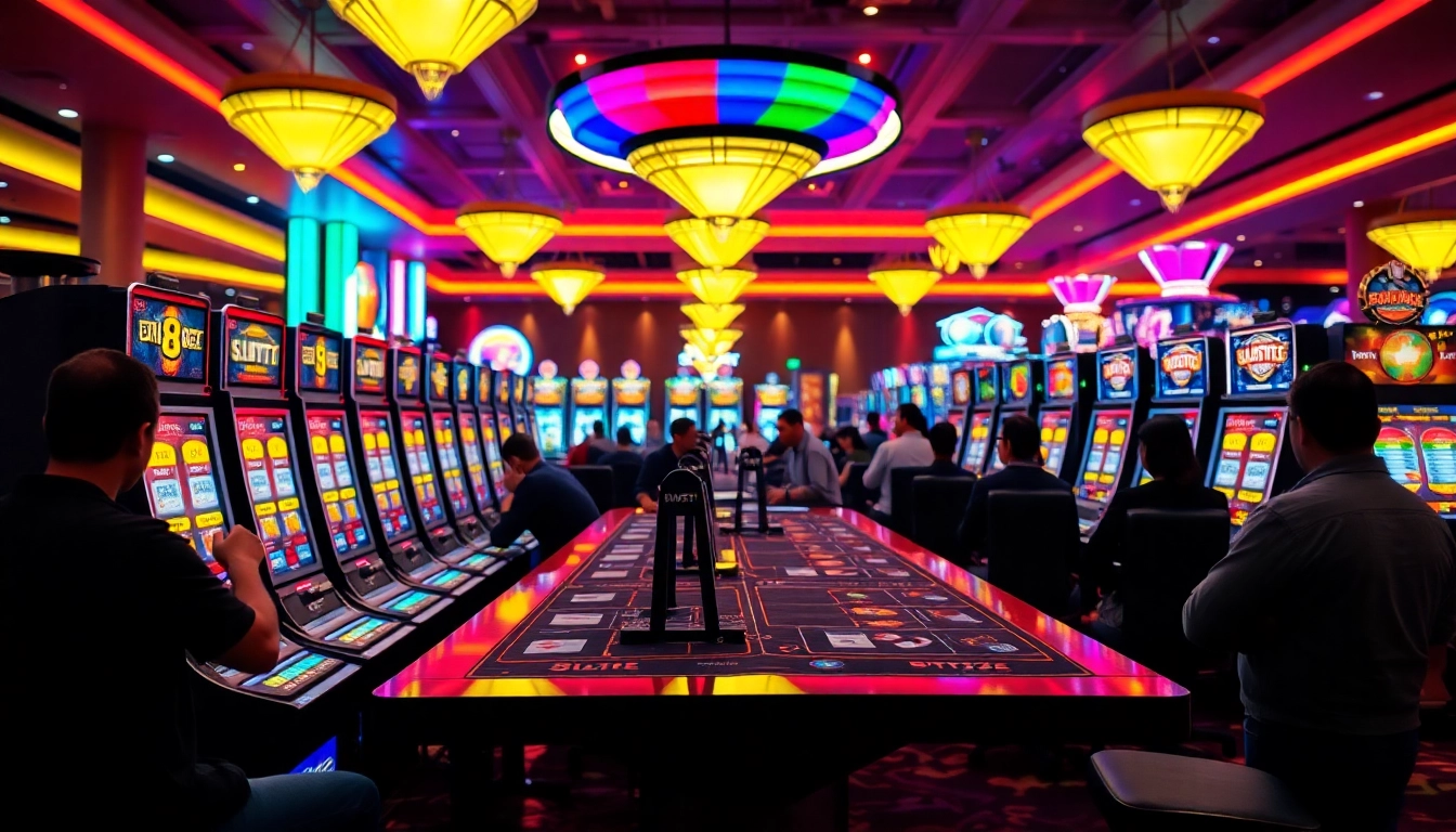 Menggambarkan pemain slot777 sedang bersenang-senang di meja permainan kasino.