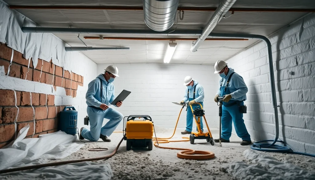Crawl Space Restoration team effectively repairing and improving home safety.