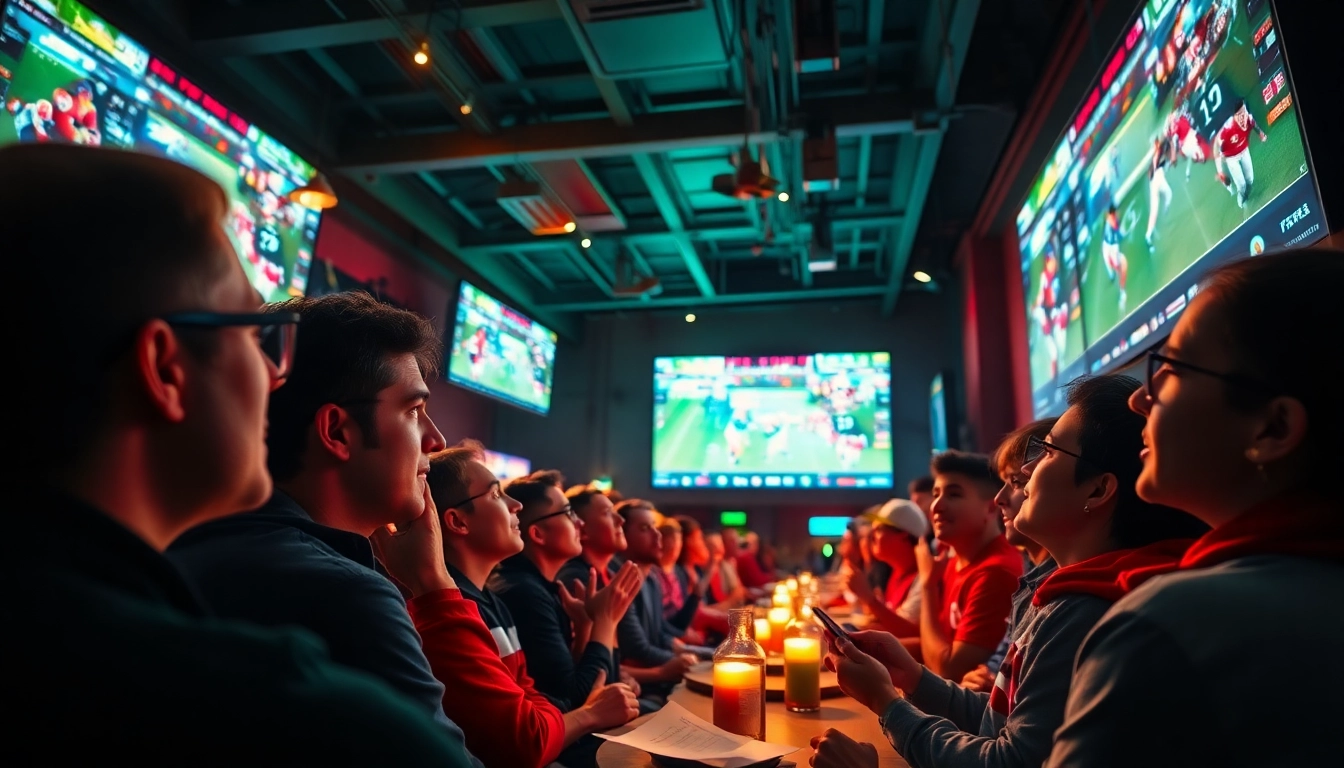 Exciting sports betting atmosphere with fans engaged in 토토스토리, capturing the thrill of live sports.