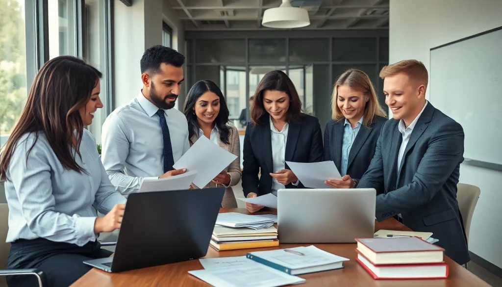 Streamlined process for Legal Recoveries with a professional team engaged in strategy discussions.