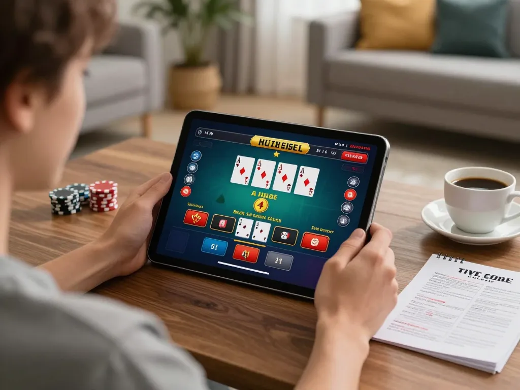 Engagement with a jilipinas link during live dealer blackjack game on a tablet at home.