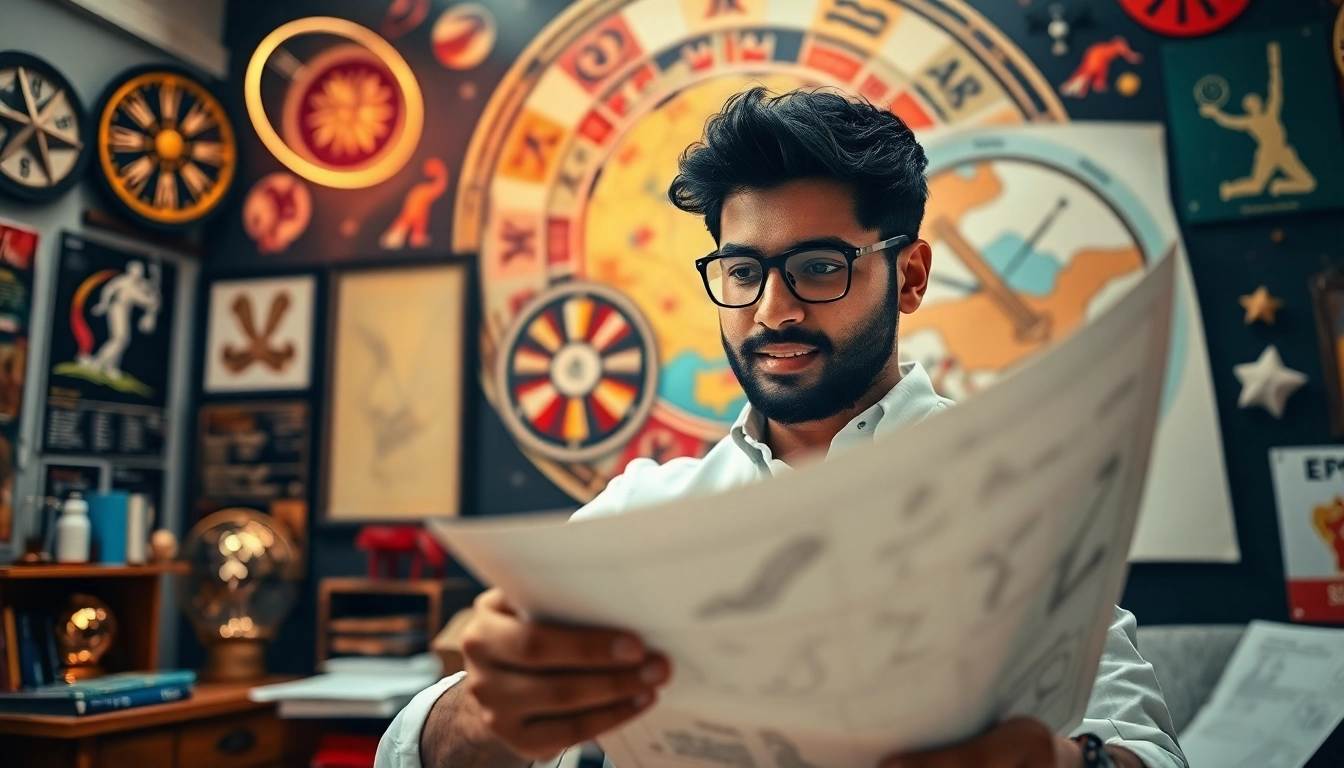 Astrologer predicting IPL outcome using astrology charts, illustrating ipl astrology prediction insights.