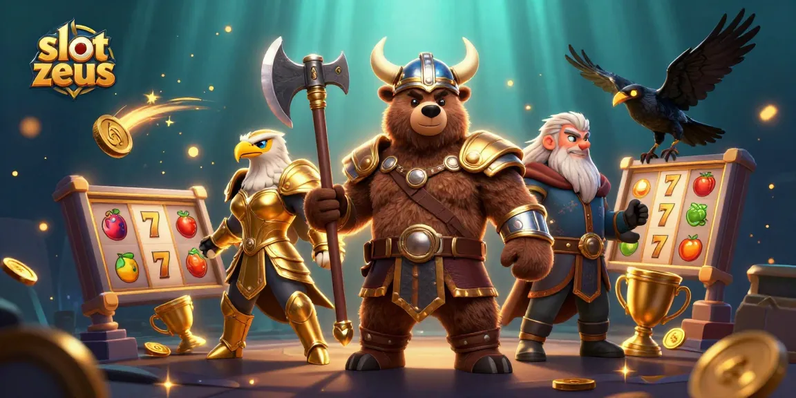 Spin the slot zeus reels for big wins with Viking character and casino elements